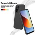 Custodia in silicone liquido con cinghia a mano per Xiaomi Poco C81 Pro