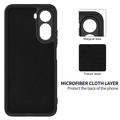 Custodia in silicone liquido con cinghia a mano per Xiaomi Poco C81 Pro