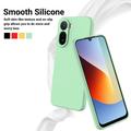 Custodia in silicone liquido con cinghia a mano per Xiaomi Poco C81 Pro - Verde