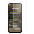 Protezione dello schermo in vetro temperato per Xiaomi Poco C81 - 9H - Case Friendly - Trasparente
