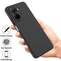 Custodia in silicone liquido con cinghia a mano per Xiaomi Poco C81x