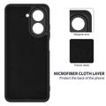Custodia in silicone liquido con cinghia a mano per Xiaomi Poco C81x
