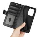 Xiaomi Poco C95 Pro Custodia a portafoglio con supporto - Nera