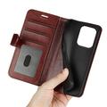 Xiaomi Poco C95 Pro Custodia a portafoglio con supporto - Marrone