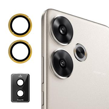 Hat Prince Protezione per obiettivo fotocamera per Xiaomi Redmi Turbo 3/Poco F6 - Color Oro