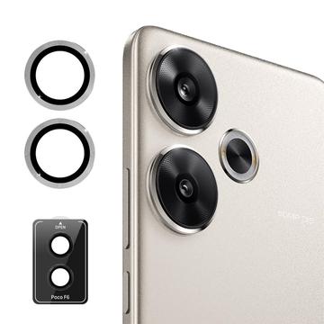 Hat Prince Protezione per obiettivo fotocamera per Xiaomi Redmi Turbo 3/Poco F6 - Color Argento