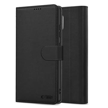 Custodia a portafoglio con magnete e supporto Tech-Protect per Xiaomi Poco F7 - Nero