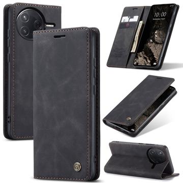 Custodia a Portafoglio Caseme 013 Serie per Xiaomi Poco F7 Ultra/F7 Pro - Nera