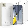 Protezione dello schermo in vetro temperato Xiaomi Poco F8 Pro Tech-Protect Glass Fit+ - 2 pz. - Nero