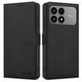 Custodia a portafoglio con magnete e supporto Tech-Protect per Xiaomi Poco F8 Pro - Nera