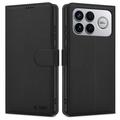 Custodia a portafoglio con magnete e supporto Tech-Protect per Xiaomi Poco F8 Ultra - Nera