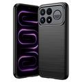 Custodia in TPU spazzolato per Xiaomi Poco F9 Ultra - Fibra di Carbonio