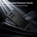 Custodia in TPU spazzolato per Xiaomi Poco F9 Ultra - Fibra di Carbonio - Nera