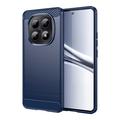 Custodia in TPU spazzolato per Xiaomi Poco M8/Redmi Note 15 5G - Fibra di Carbonio