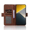 Custodia a portafoglio per Xiaomi Poco X8 - Marrone