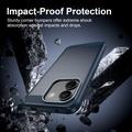 Custodia in TPU spazzolato per Xiaomi Poco X8 Power - Fibra di Carbonio - Blu