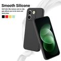 Custodia in silicone liquido con cinghia a mano per Xiaomi Poco X8 Power - Nera
