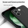 Custodia in silicone liquido con cinghia a mano per Xiaomi Poco X8 Power - Nera