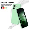 Custodia in silicone liquido con cinghia a mano per Xiaomi Poco X8 Power - Verde