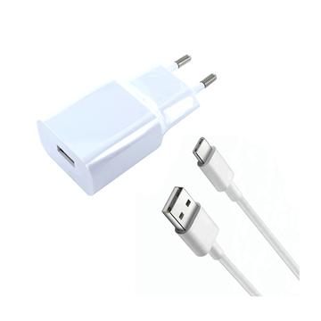 Caricabatterie rapido Xiaomi 10W con cavo USB-C MDY-08 - In blocco - Bianco