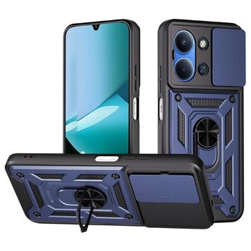Custodia ibrida con anello rotante e protezione per fotocamera per Xiaomi Redmi 15 4G/5G