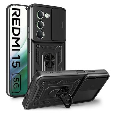 Custodia Xiaomi Redmi 15 5G/4G Tech-Protect CamShield Pro - Nera
