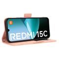 Custodia per Xiaomi Redmi 15C con portamonete - Rosa