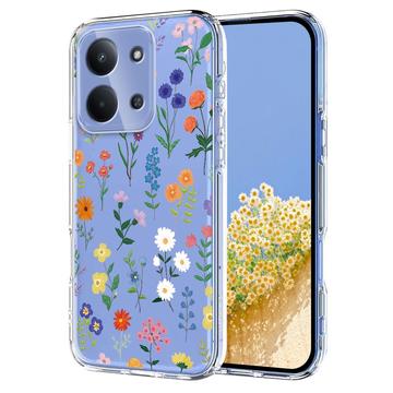 Custodia in TPU con motivo floreale per Xiaomi Redmi 15C
