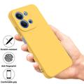 Custodia in silicone liquido con cinghia a mano per Xiaomi Redmi 15C