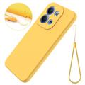 Custodia in silicone liquido con cinghia a mano per Xiaomi Redmi 15C