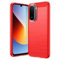 Custodia in TPU spazzolato per Xiaomi Redmi 15a/R70/R70m - Fibra di Carbonio