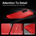 Custodia in TPU spazzolato per Xiaomi Redmi 15a/R70/R70m - Fibra di Carbonio