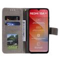 Custodia a portafoglio Mandala con cinturino da polso per Xiaomi Redmi 15a