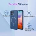 Custodia in silicone liquido per Xiaomi Redmi 17 5G/4G - Compatibile con MagSafe - Blu scuro