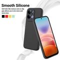 Custodia in silicone liquido con cinghia a mano per Xiaomi Redmi 17 5G/4G/M100 - Nera