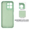 Custodia in silicone liquido con cinghia a mano per Xiaomi Redmi 17 5G/4G/M100 - Verde