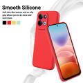 Custodia in silicone liquido con cinghia a mano per Xiaomi Redmi 17 5G/4G/M100 - Rossa