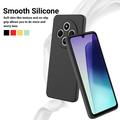 Custodia in silicone liquido con cinghia a mano per Xiaomi Redmi 17C - Nera