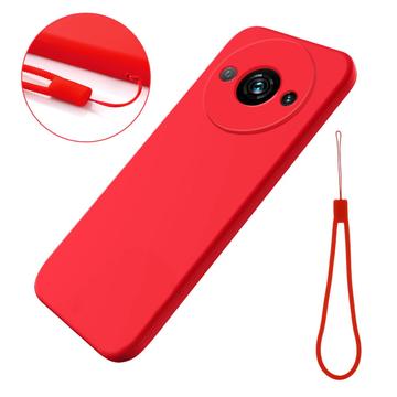 Custodia in Silicone Liquido per Xiaomi Redmi A3x - Rossa