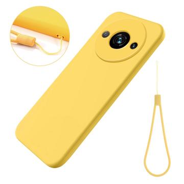 Custodia in Silicone Liquido per Xiaomi Redmi A3x - Gialla