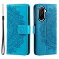 Custodia a portafoglio per Xiaomi Redmi A5 4G/Poco C71 serie Mandala - Blu