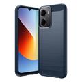 Custodia in TPU spazzolato per Xiaomi Redmi A7 Pro - Fibra di Carbonio
