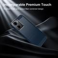 Custodia in TPU spazzolato per Xiaomi Redmi A7 Pro - Fibra di Carbonio - Blu
