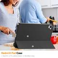 Custodia Smart Folio serie Tri-Fold per Xiaomi Redmi K Pad - Nera