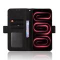 Custodia a portafoglio per Xiaomi Redmi K100 Pro Max/Poco F9 Ultra - Nera