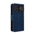 Custodia a portafoglio per Xiaomi Redmi K100 Pro Max/Poco F9 Ultra - Blu