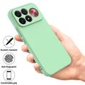 Custodia in silicone liquido con cinghia a mano per Xiaomi Redmi K100 Pro Max/Poco F9 Ultra - Verde