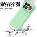 Custodia in silicone liquido con cinghia a mano per Xiaomi Redmi K100 Pro Max/Poco F9 Ultra - Verde