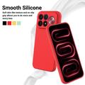 Custodia in silicone liquido con cinghia a mano per Xiaomi Redmi K100 Pro Max/Poco F9 Ultra - Rossa