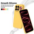 Custodia in silicone liquido con cinghia a mano per Xiaomi Redmi K100 Pro Max/Poco F9 Ultra - Gialla
